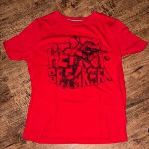 Red Graphic kids Shirt size 8